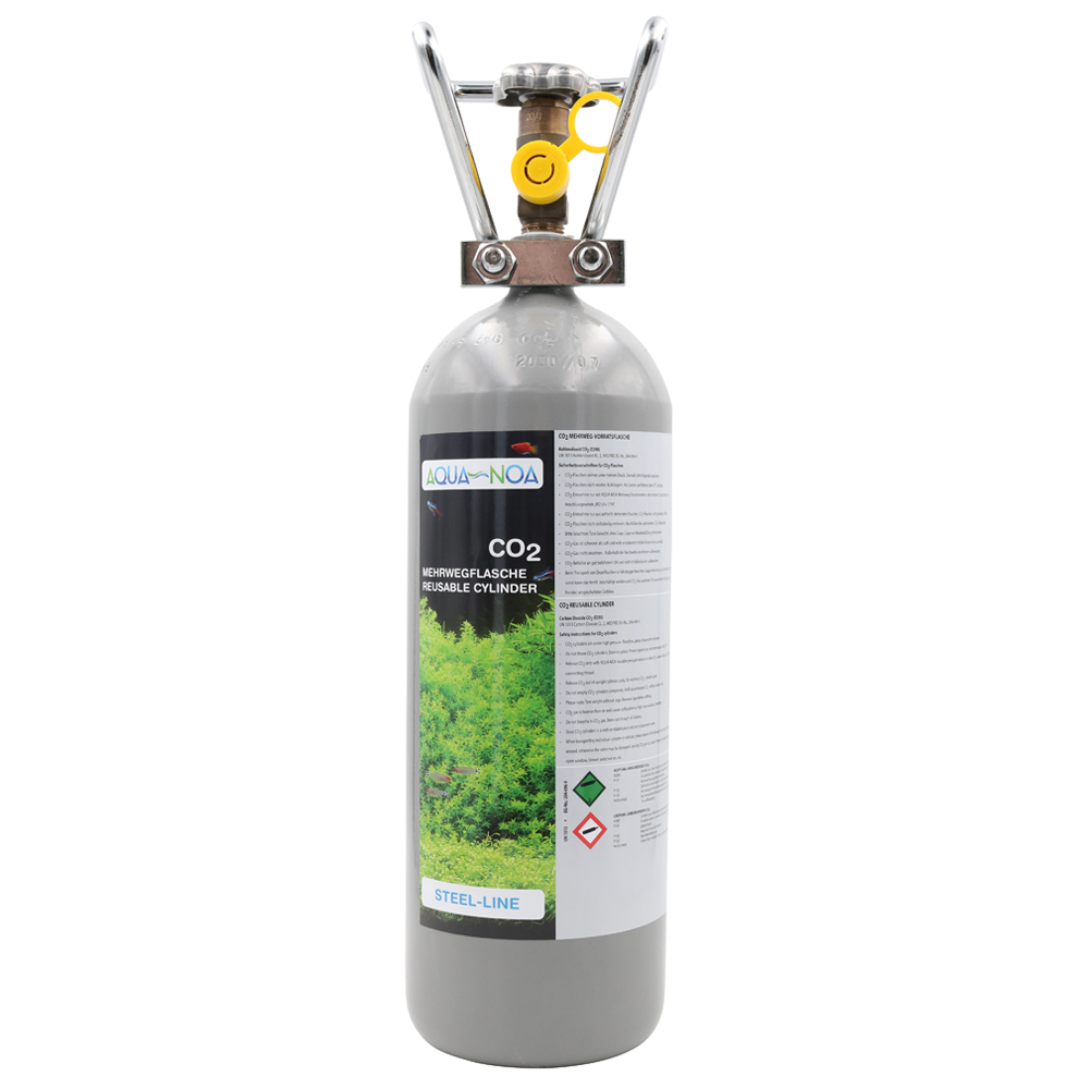 Aqua-Noa CO2 wiederverwendbare Flasche 2000g Gewinde B 21,8x1/14