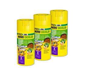 JBL Pronovo Cichlid Grano S 750ml Click (3x 250ml)