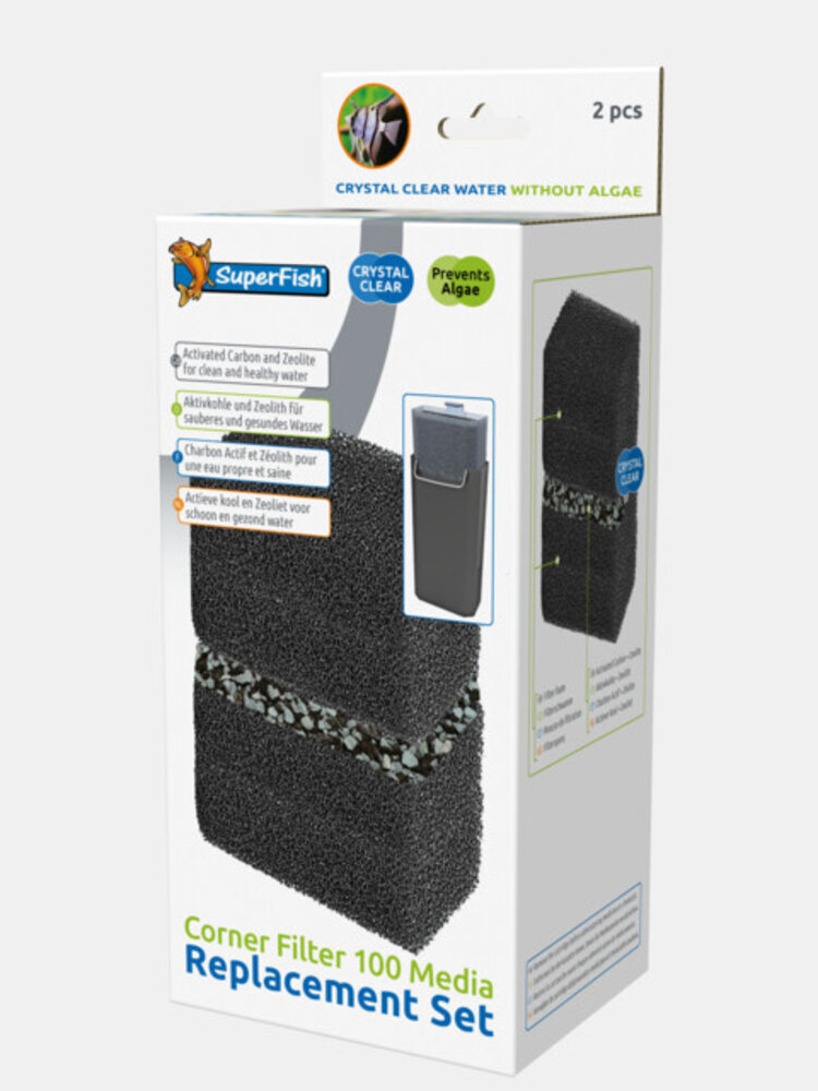 Superfish Filtermaterial Quadro 70 & Qubiq 60 Superfish Filtermaterial Quadro 70 & Qubiq 60