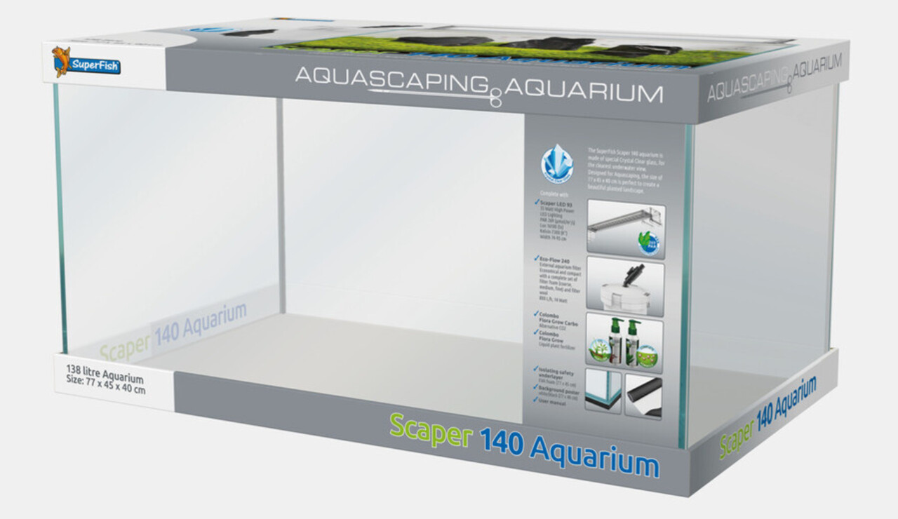 Superfish Scaper Aquarium 140