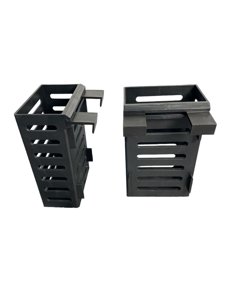 AquastoreXL Schwarzer Pflanzenkasten 13cm 2 Stück