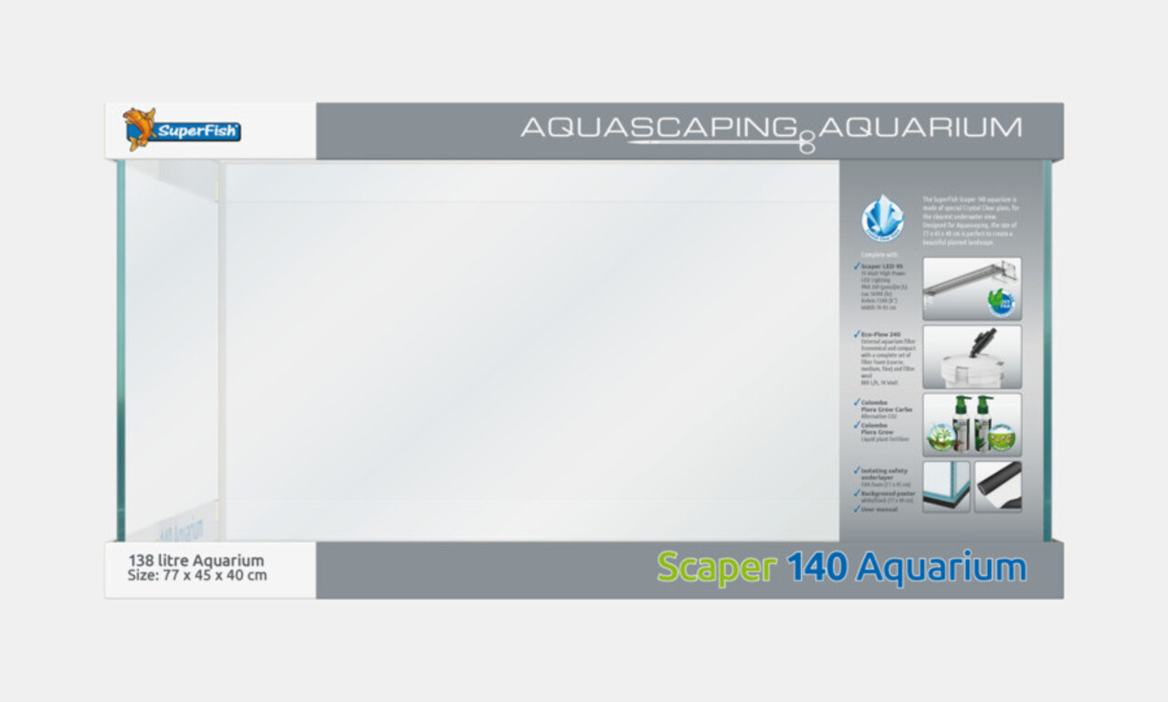 Superfish Scaper Aquarium 140