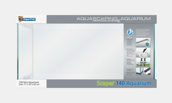 Superfish Scaper Aquarium 140