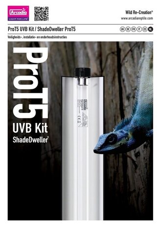 Arcadia Pro T5 SET Max Shadedweller 2,5%UVB 14W