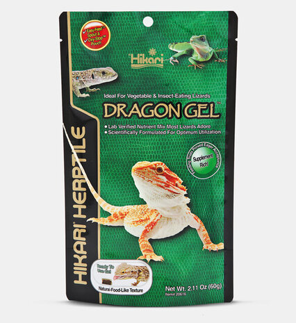 Hikari Dragon Gel 60g (Pflanzen- und Insektenfresser)