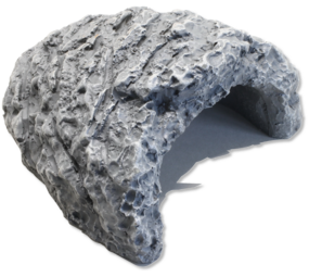 JBL ReptilCava Grau M Höhle