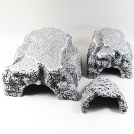 JBL ReptilCava Grau M Höhle