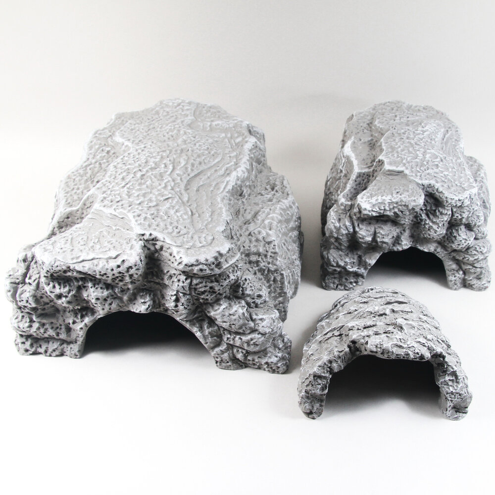 JBL ReptilCava Grau XL Höhle