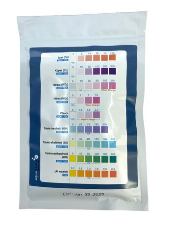 AquastoreXL Aquarium- und Teich 9-in-1 Teststreifen 100 Stück AquastoreXL Aquarium- und Teich 9-in-1 Teststreifen 100 Stück