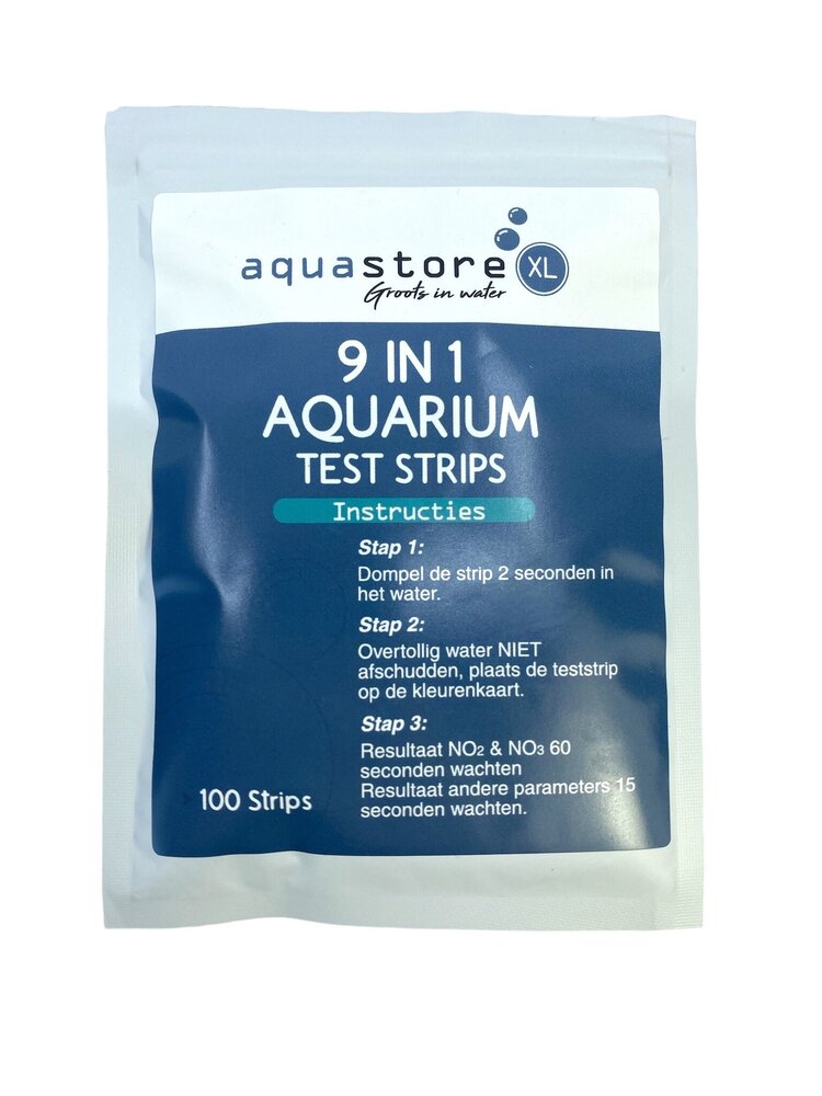 AquastoreXL Aquarium- und Teich 9-in-1 Teststreifen 100 Stück AquastoreXL Aquarium- und Teich 9-in-1 Teststreifen 100 Stück