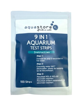 AquastoreXL Aquarium- und Teich 9-in-1 Teststreifen 100 Stück AquastoreXL Aquarium- und Teich 9-in-1 Teststreifen 100 Stück