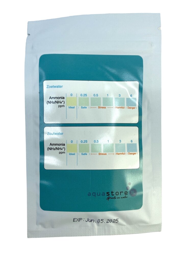AquastoreXL Ammoniak NH3/NH4 Teststreifen 50 Stück AquastoreXL Ammoniak NH3/NH4 Teststreifen 50 Stück