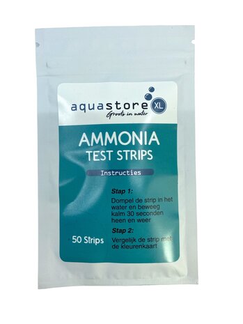 AquastoreXL Ammoniak NH3/NH4 Teststreifen 50 Stück AquastoreXL Ammoniak NH3/NH4 Teststreifen 50 Stück
