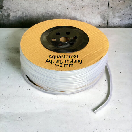 AquastoreXL Transparenter Luftschlauch 4-6mm pro Meter