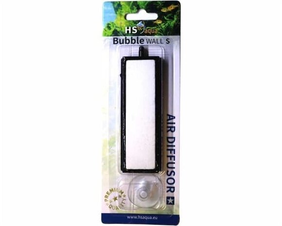 HS Aqua Luft Diffusor Bubble Wall S 10 CM Schwarz