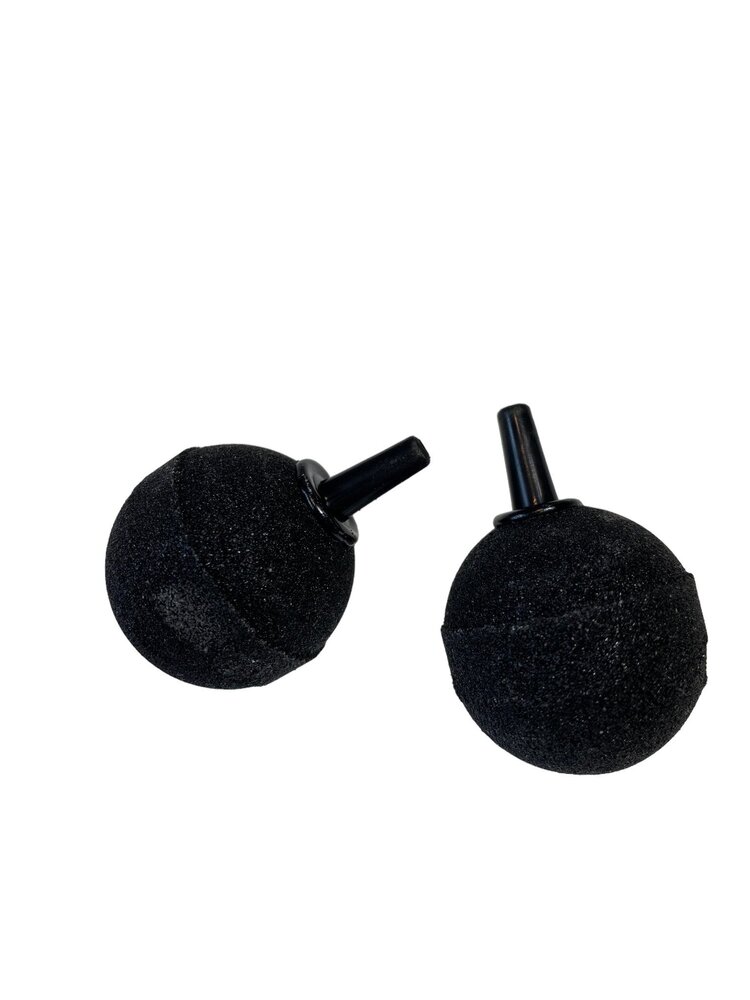 HS Aqua Luftstein Kugel Ø 30 MM 2 St. Schwarz Blister