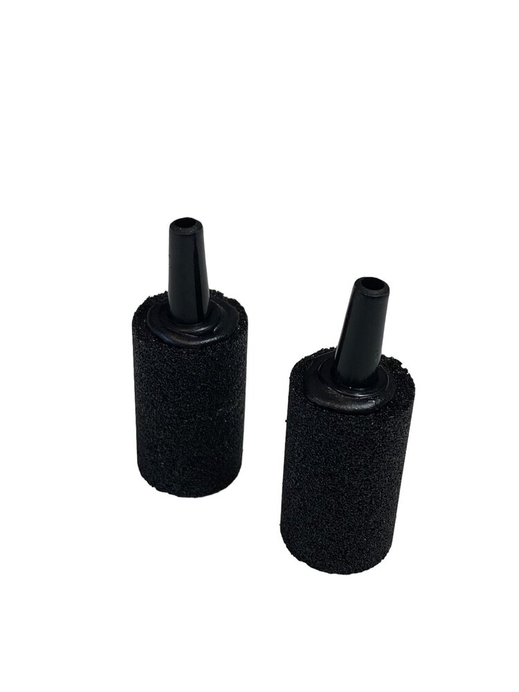 HS Aqua Luftstein Zylinder 15X25 MM 2ST. Schwarz Blister