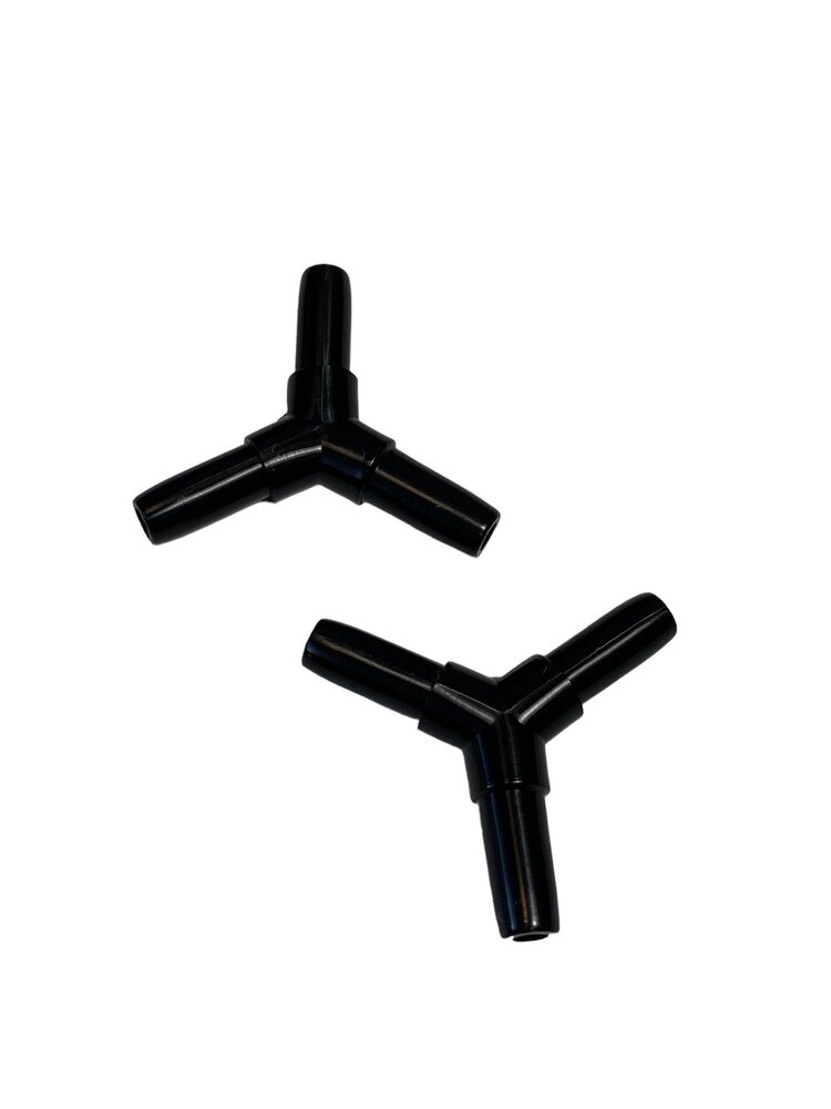 HS Aqua Y-Stück 4-6 MM 2 ST. Schwarz