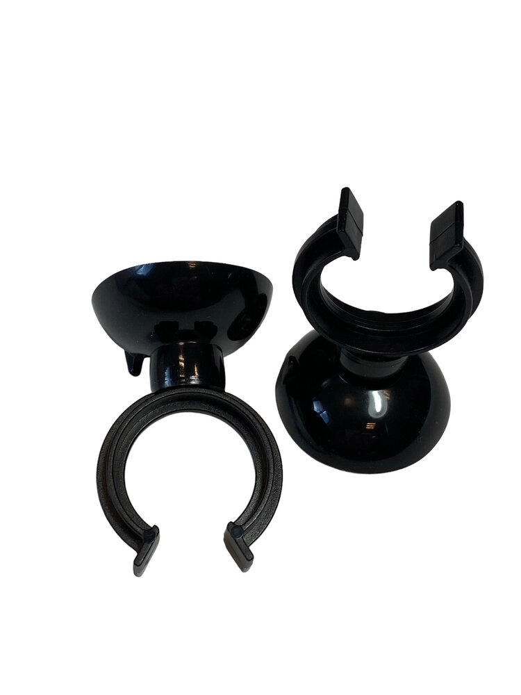 HS Aqua Clipabsauger 12-16 MM 2 ST. Schwarz