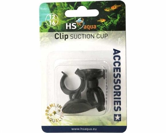 HS Aqua Clipabsauger 12-16 MM 2 ST. Schwarz