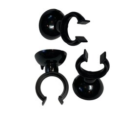 HS Aqua Clip-Sauger 4-6 MM 3 ST. Schwarz