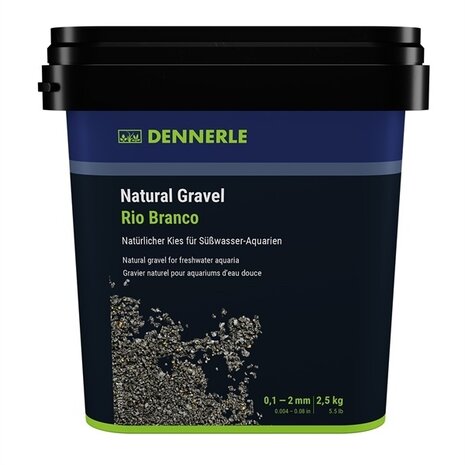 Dennerle Naturkies Rio Branco 0,1-2mm 2,5kg
