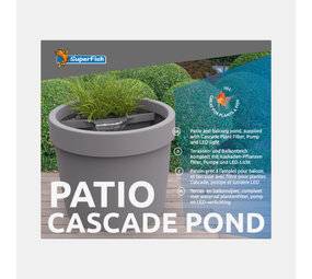 Superfish Patio Cascade Teich Terrassen- & Balkonteich + Wasserfall