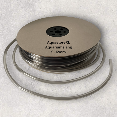 AquastoreXL Anthrazit Aquariumschlauch 9-12mm pro Meter