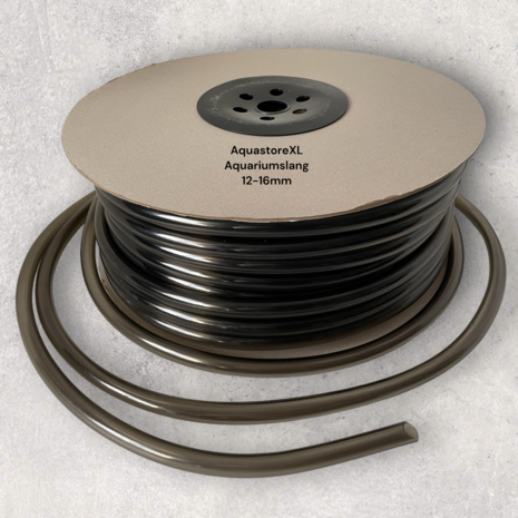 AquastoreXL Anthrazit Aquariumschlauch 12-16mm pro Meter