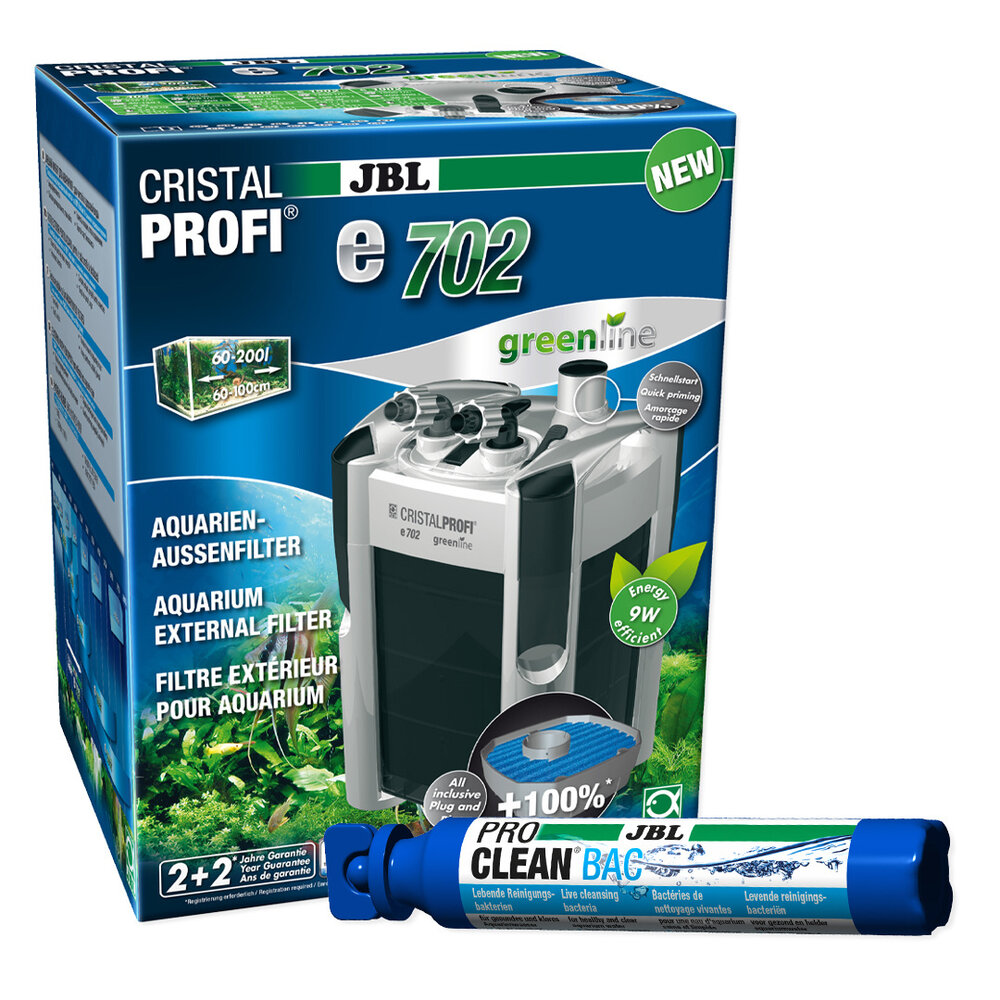 JBL CristalProfi e702 Greenline + JBL ProClean Bac