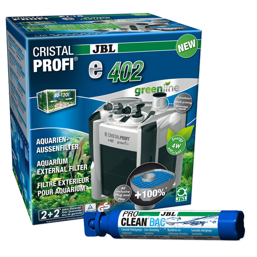 JBL CristalProfi e402 Greenline + JBL ProClean Bac