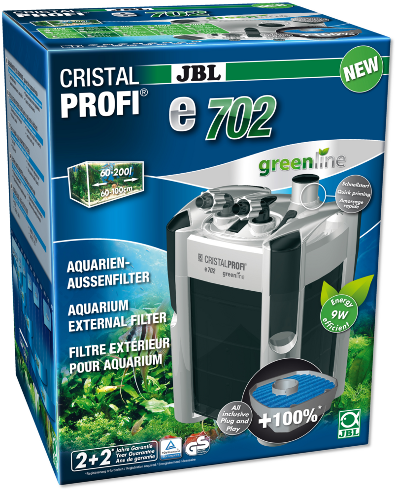 JBL CristalProfi e702 Greenline + JBL ProClean Bac