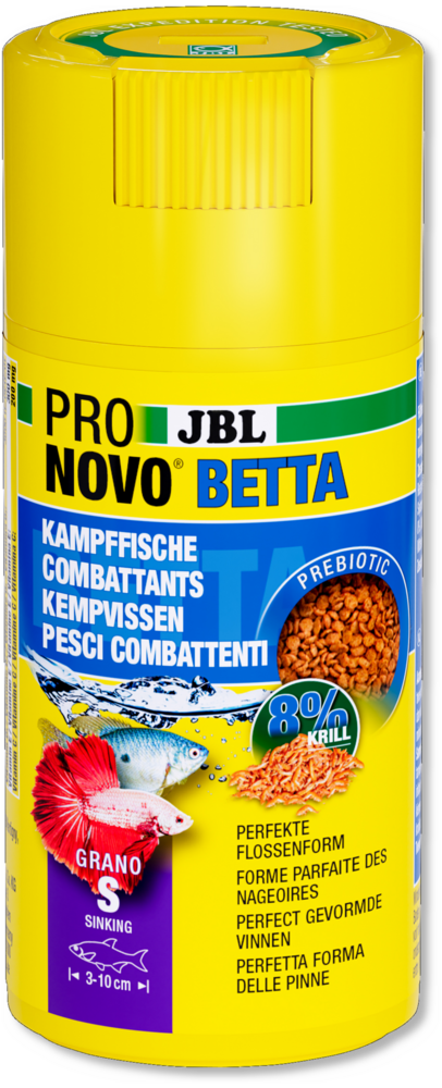 JBL Pronovo Betta Grano S 100ml Click x4 JBL Pronovo Betta Grano S 100ml Click x4
