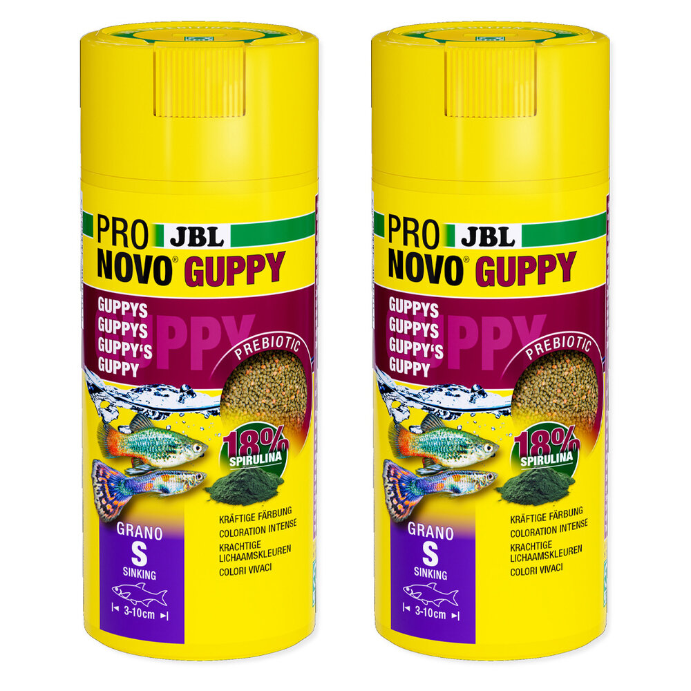 JBL Pronovo Guppy Grano S 250ml Click x2