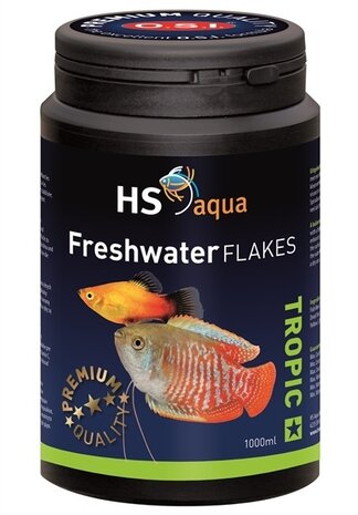 HS Aqua / O.S.I. Süßwasser Flocken 1000 ml x2 HS Aqua / O.S.I. Süßwasser Flocken 1000 ml x2