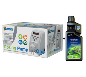 Superfish Dosierpumpe One mit Pflanzendünger Superfish Dosierpumpe One mit Pflanzendünger