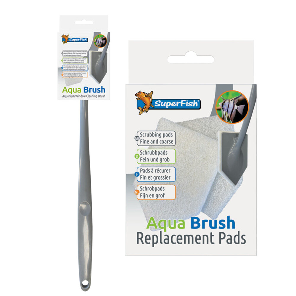 Superfish Aquabrush mit 10 Ersatzpads