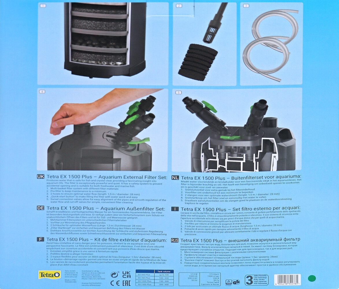 Tetra Außenfilter EX 1500 Plus