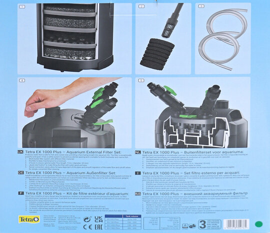 Tetra Außenfilter EX 1000 Plus
