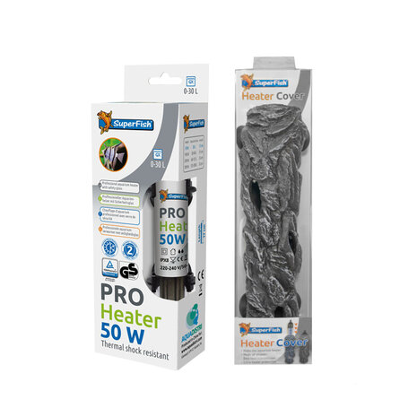 Superfish Pro Heater 50W 0-30L + Abdeckung S