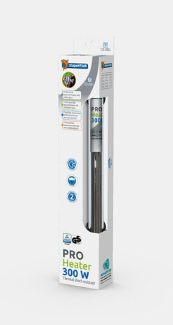 Superfish Pro Heater 300W 125-200L + Abdeckung L