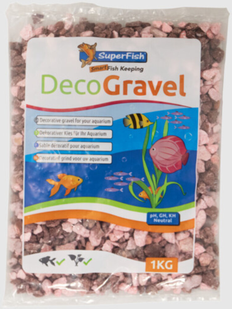 Superfish Deco Kies Luxus Rosa 0,9kg