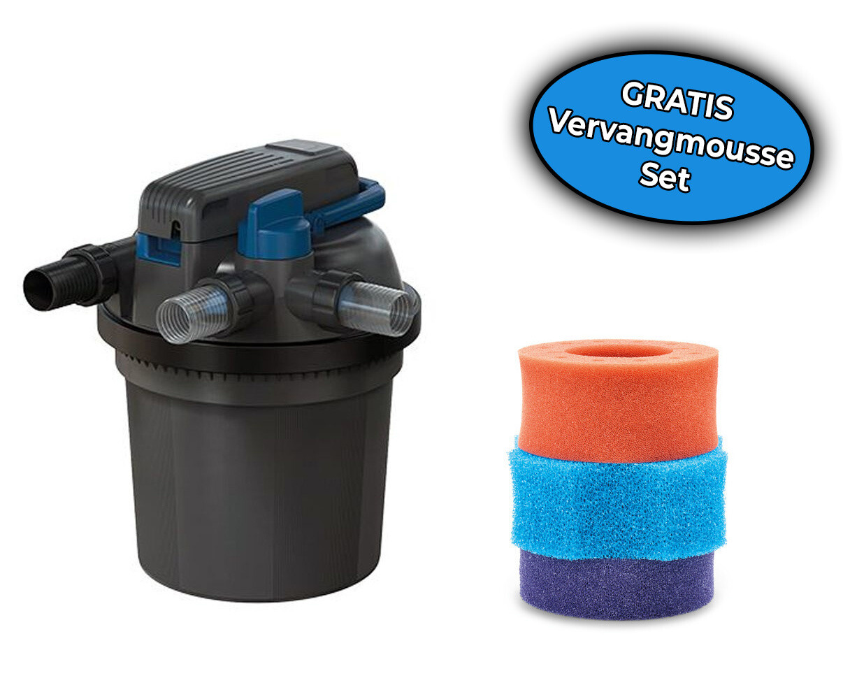 Oase FiltoClear 13000 + Gratis Ersatzschaum Set