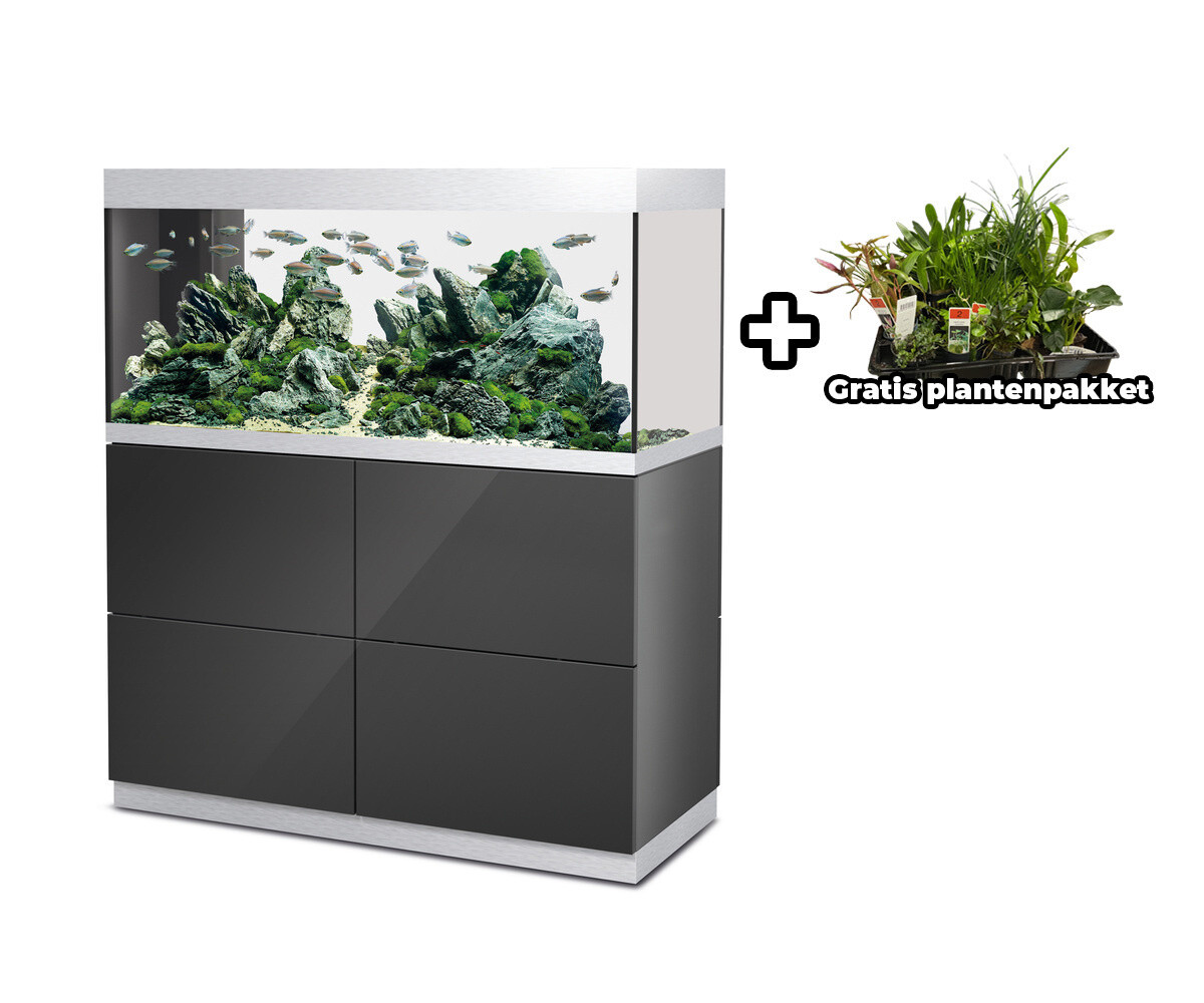 Oase HighLine 300 - Raumteiler Aquarium Set Anthrazit Oase HighLine 300 - Raumteiler Aquarium Set Anthrazit