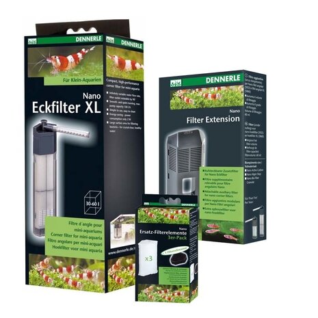 Dennerle Nano Clean Eckfilter XL Erweiterungsset