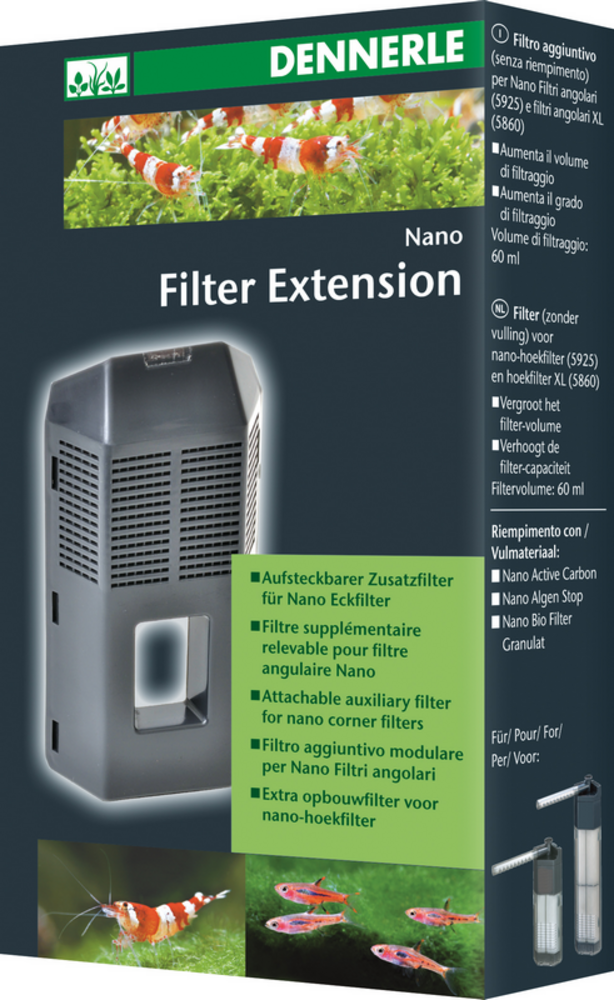 Dennerle Nano Clean Eckfilter XL Erweiterungsset