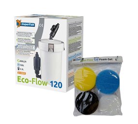 Superfish Eco Flow 120 mit kompletter Schaumstoff-Set