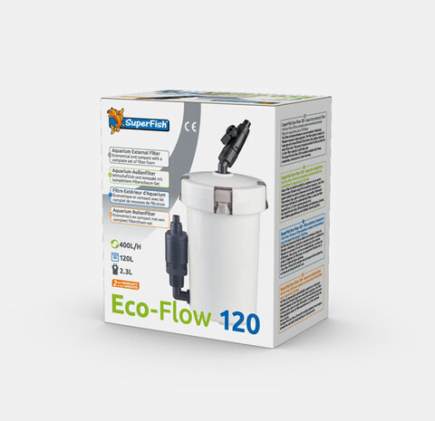 Superfish Eco Flow 120 mit kompletter Schaumstoff-Set