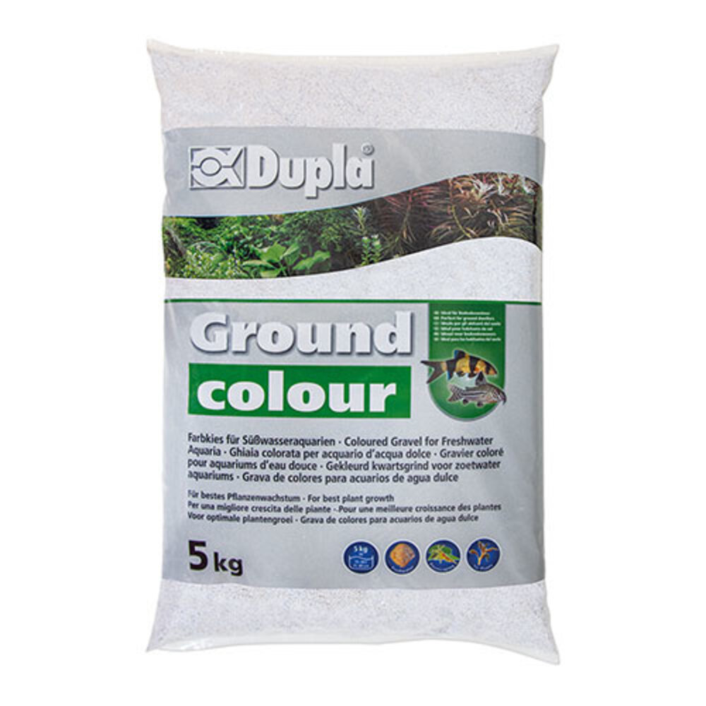 Dupla Sand Ground Colour Snow White 0,5-1,4mm 5kg Dupla Sand Ground Colour Snow White 0,5-1,4mm 5kg