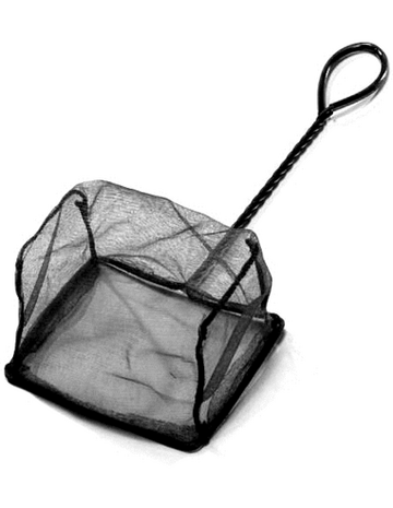 HS Aqua Fischernetz Grob Schwarz 15 CM